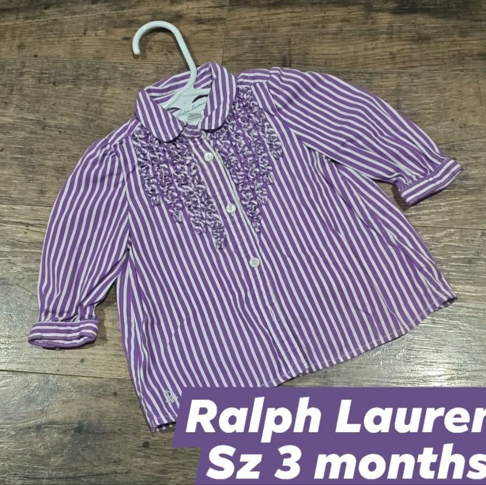 Ralph Lauren baby girl top sz 3 months